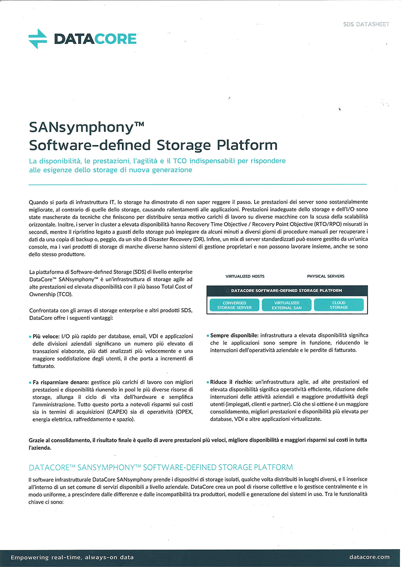 DataCore SanSymphony