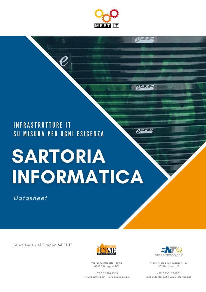 Datasheet SARTORIA INFORMATICA MEET IT