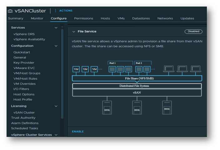 vSAN File Service Immagine1