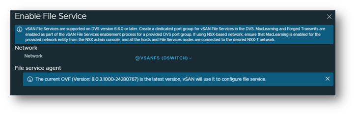 vSAn File Service Immagine2
