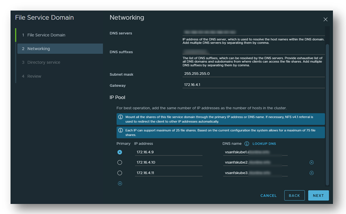 vSAN File Service Immagine4-2