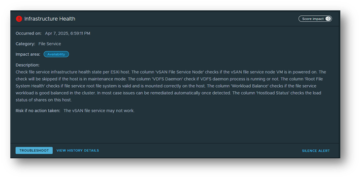 vSAN File Service Immagine9