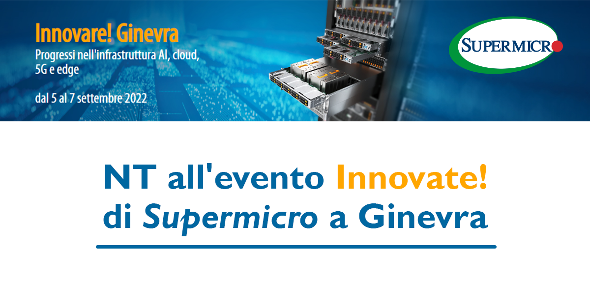 NT all'evento Innovate!