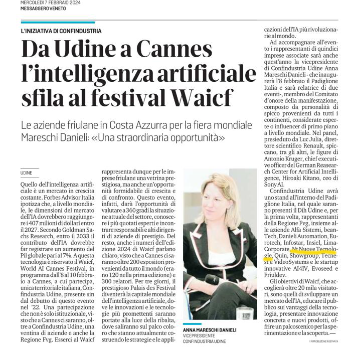 messaggero-veneto-waicf-2024-nt-nuove-tecnologie